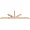 Ekena Millwork Saratoga Smooth Timber Gable Bracket, Douglas Fir, 84"W x 31"H x 3 1/2"D x 3 1/2"F, 9/12 Pitch GBW084X31X0404SAR00SDF - alternate 4
